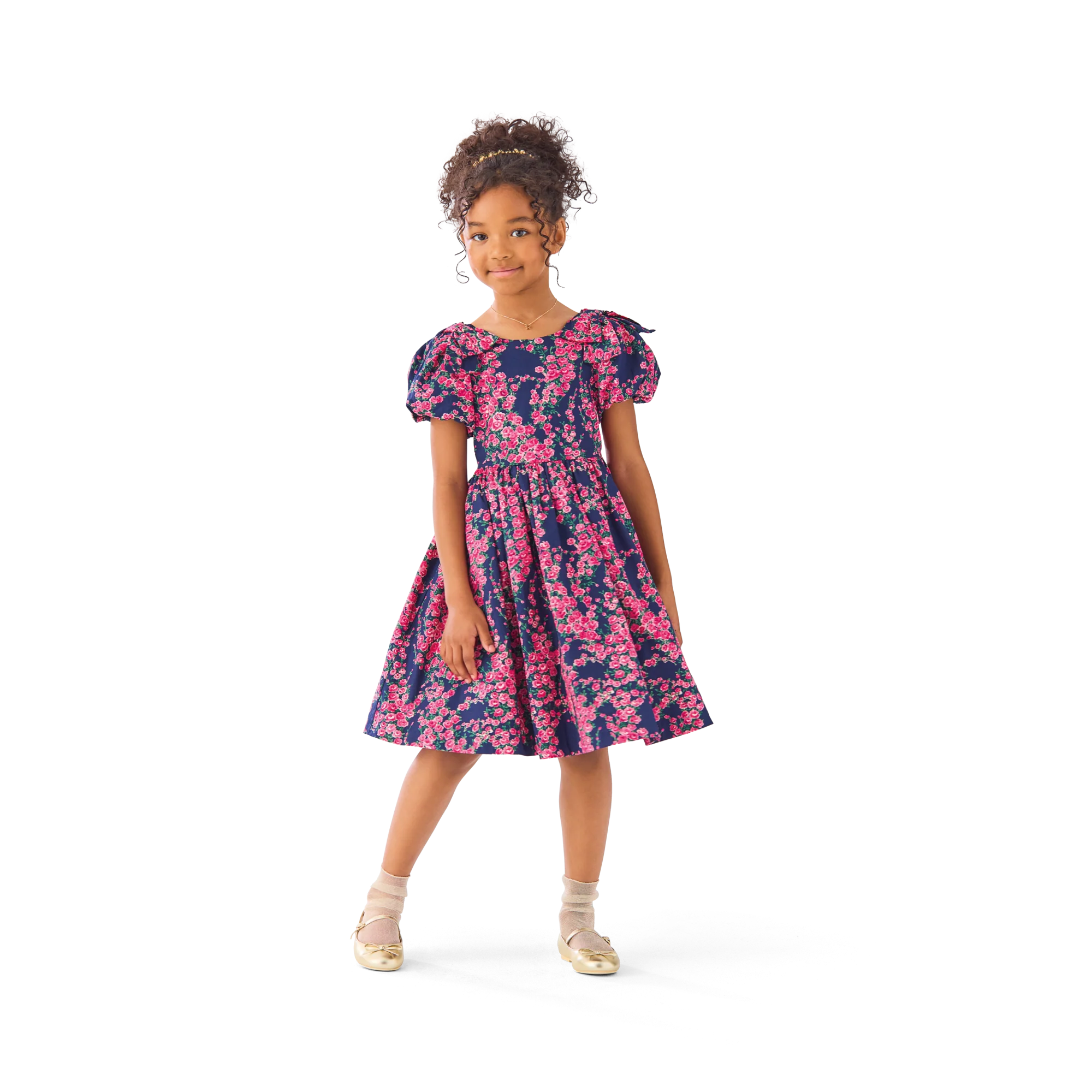 American Girl® x Janie and Jack Rosy Cascade Party Dress for Girls